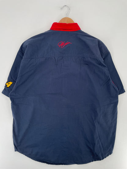 .Vintage DUPONT JEFF GORDON Size XXL Racing Button Down Shirt / E5504B