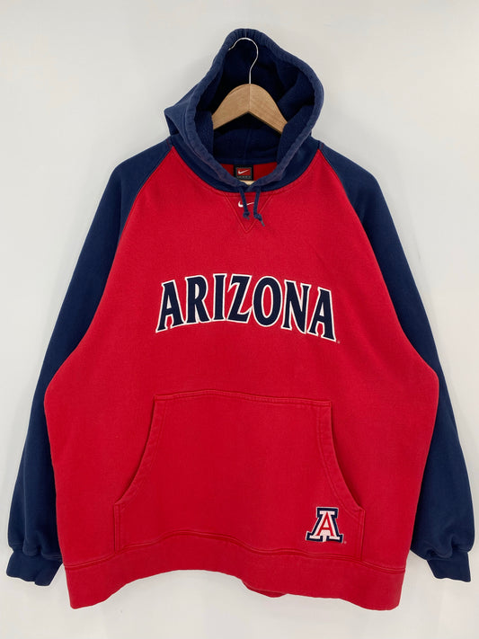 00' NIKE UNIVERSITY OF ARIZONA Size XL Vintage Hoodie Sweat shirt / K7339