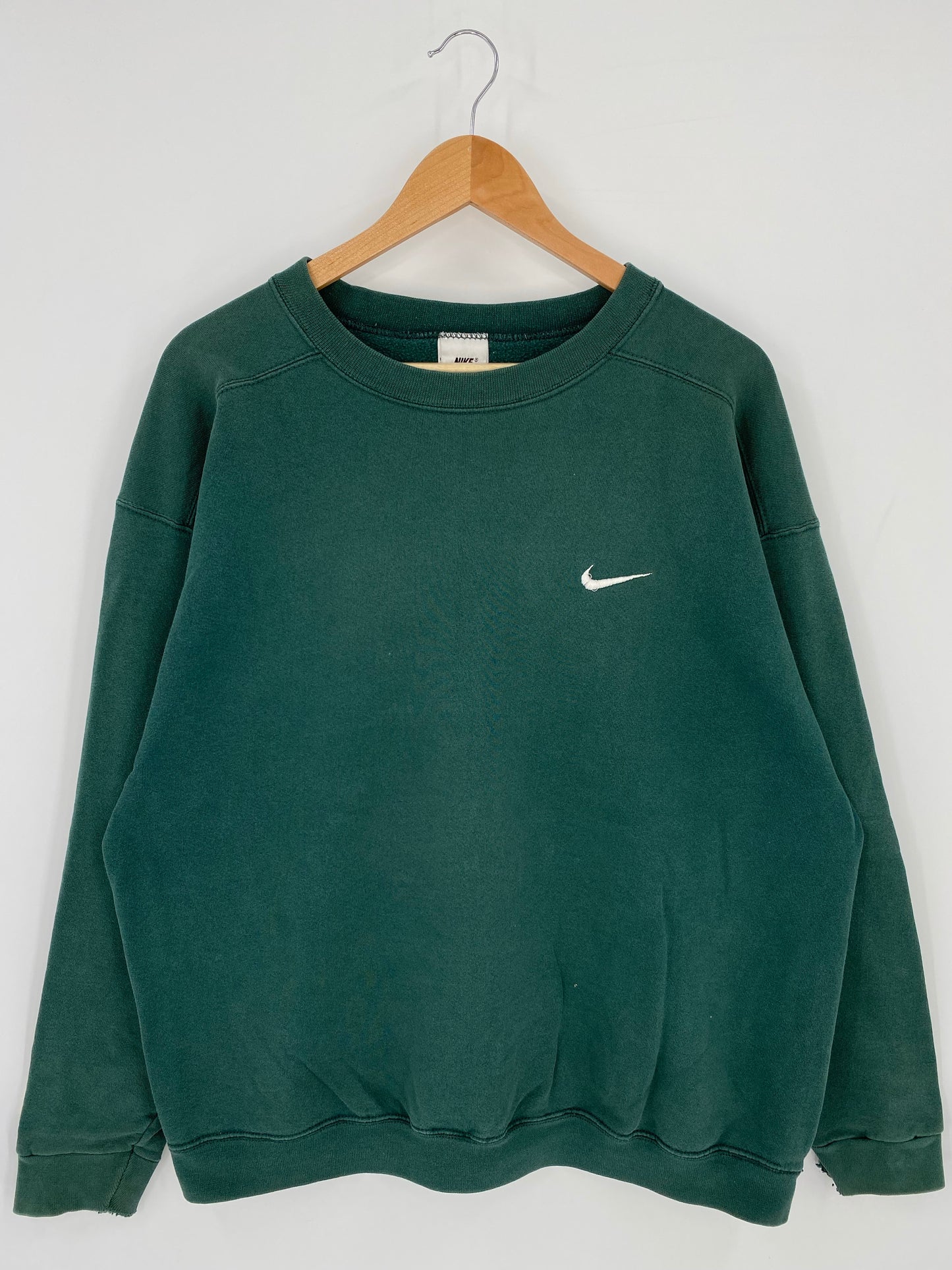 90's NIKE MINI SWOOSH Made in USA Size L Vintage Sweat-Shirt / K6703