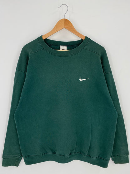 90's NIKE MINI SWOOSH Made in USA Size L Vintage Sweat-Shirt / K6703