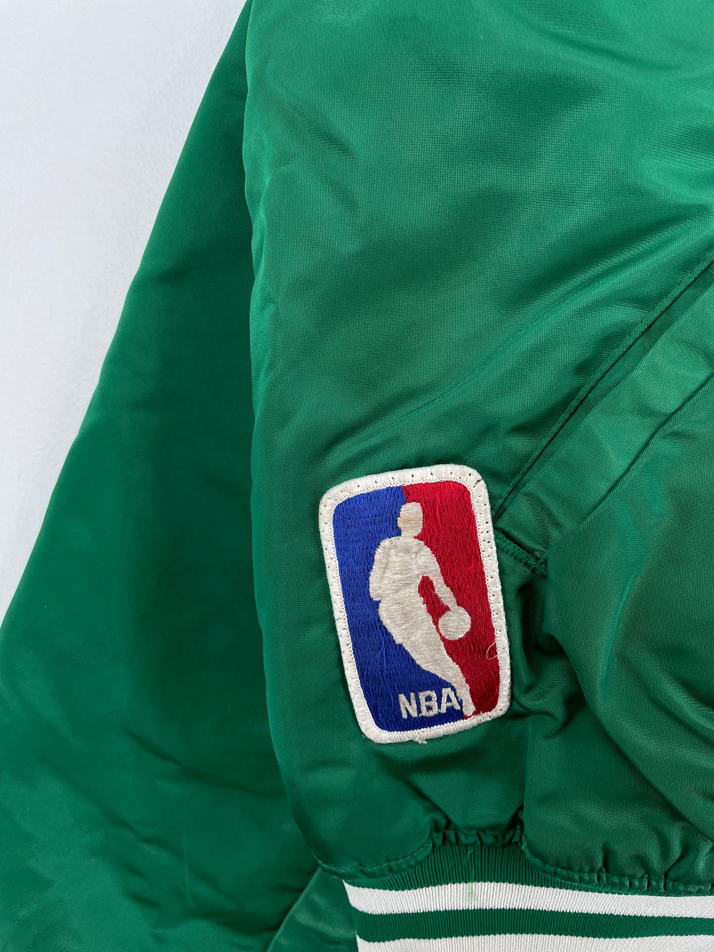 90's STARTER x BOSTON CELTICS Made in USA Size XL Vintage NBA Nylon Padded Jacket / E863