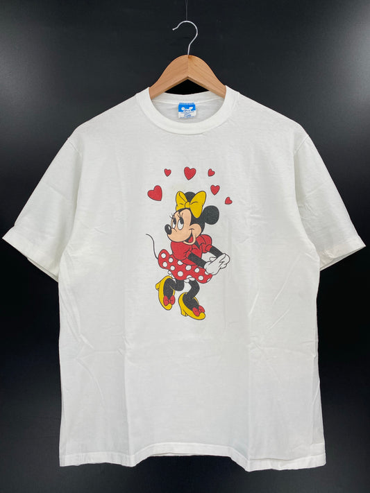 80’s DISNEY MINNIE MOUSE Made in USA Size XL Vintage T-Shirts / K4425