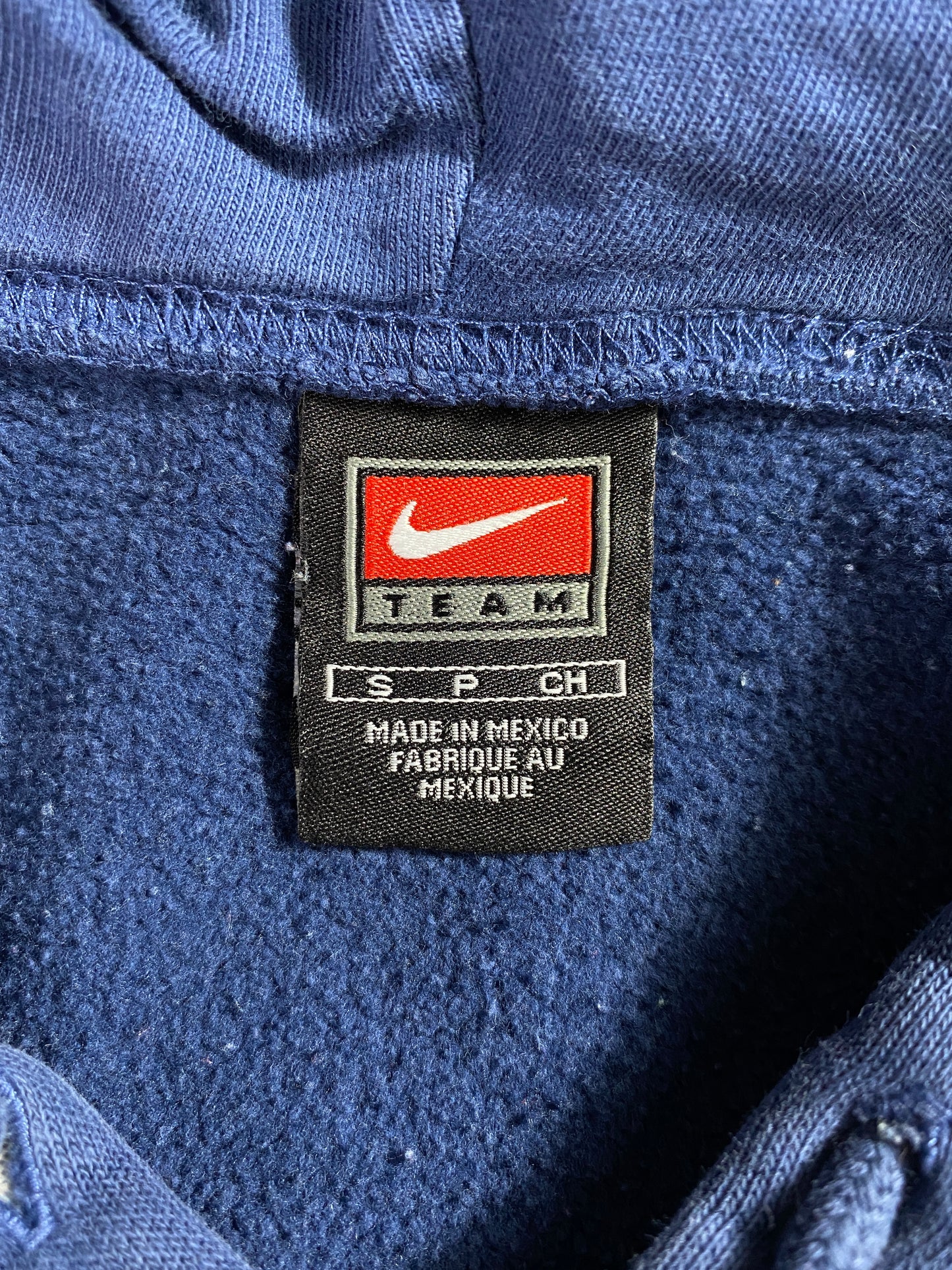 00' NIKE CAROLINA Size S Vintage College Hoodie Sweat-Shirt / A4028
