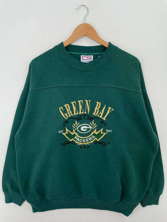 90’s GREEN BAY PACKERS Size XL Vintage NFL Sweat-shirt / A6927