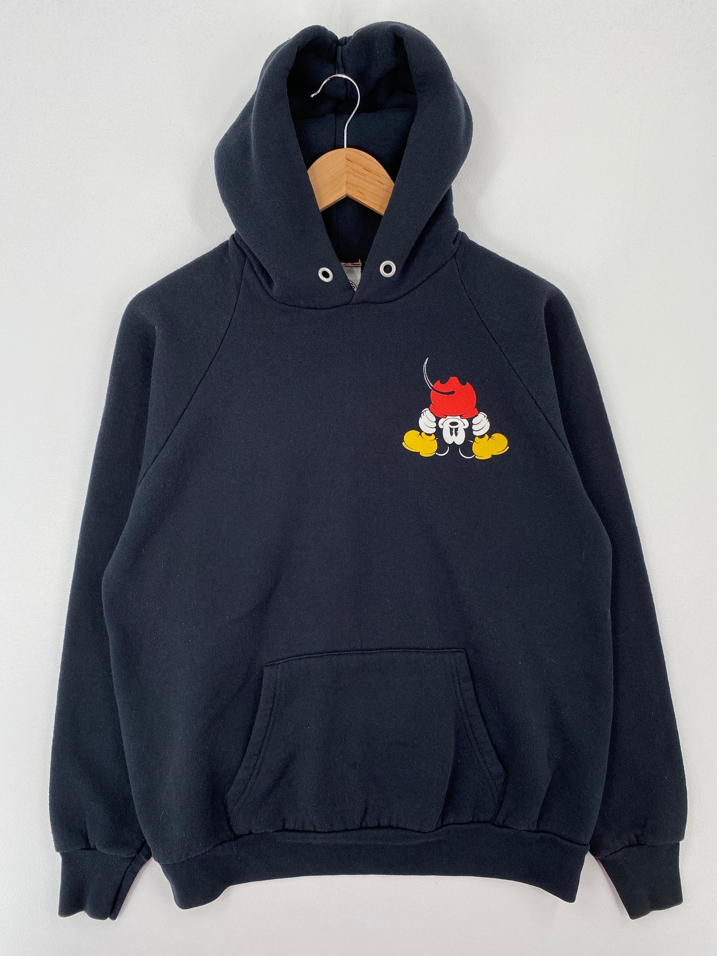 90's  DISNEY MICKEY Made in USA Size L Vintage Hoodie Sweat-shirt / A9590
