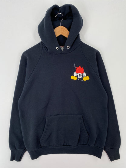 90's  DISNEY MICKEY Made in USA Size L Vintage Hoodie Sweat-shirt / A9590