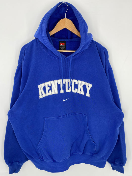 00' NIKE KENTUCKY Size XL Vintage Hoodie Sweat-shirt / K8682