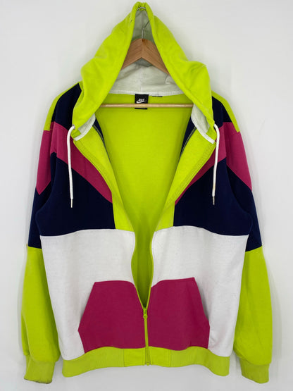 Vintage NIKE Size XXL Vintage Hoodie Zip-up Sweat-shirt / A6820