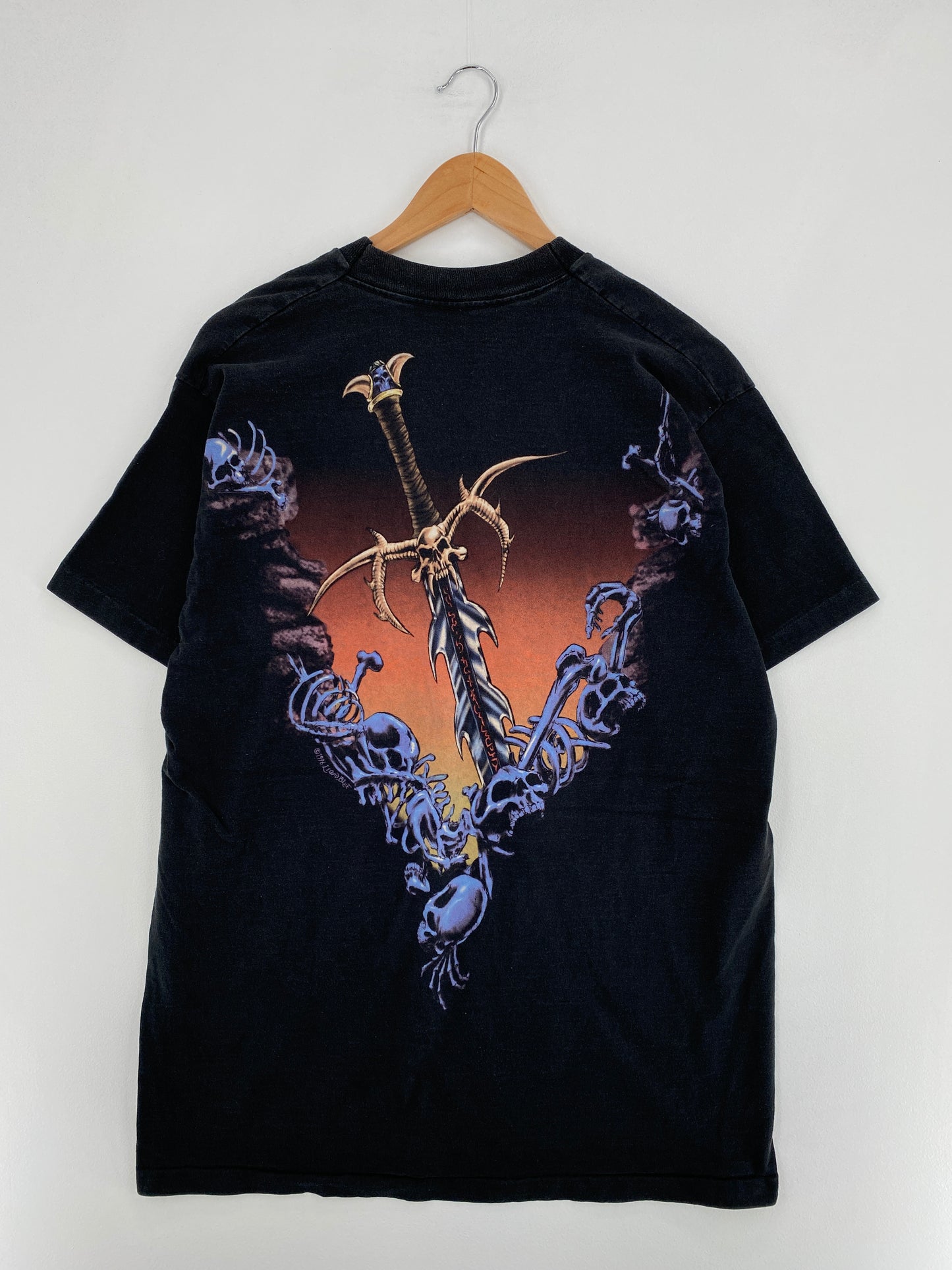 Vintage LIQUID BLUE (No tag) Approx. Size XL Vintage T-shirt / E955
