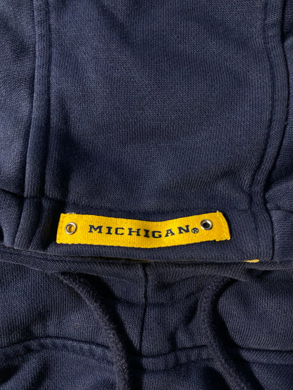 00' NIKE UNIVERSITY OF MICHIGAN Size M Vintage Hoodie Sweat-Shirt / K5748
