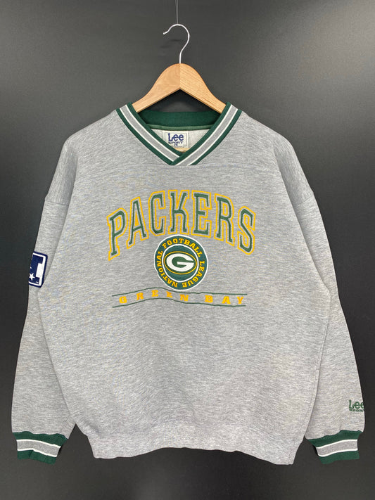 00' GREEN BAY PACKERS Size L Vintage NFL Sweat-Shirts / K8388