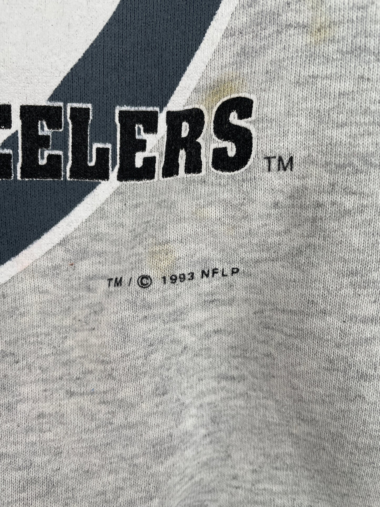 1993 PITTSBURGH STEELERS Made in USA Size L Vintage NFL Sweat-shirt / E4767S