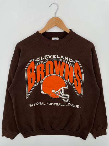 90s' CLEVELAND BROWNS Size L Vintage NFL Sweat-Shirt / A6492