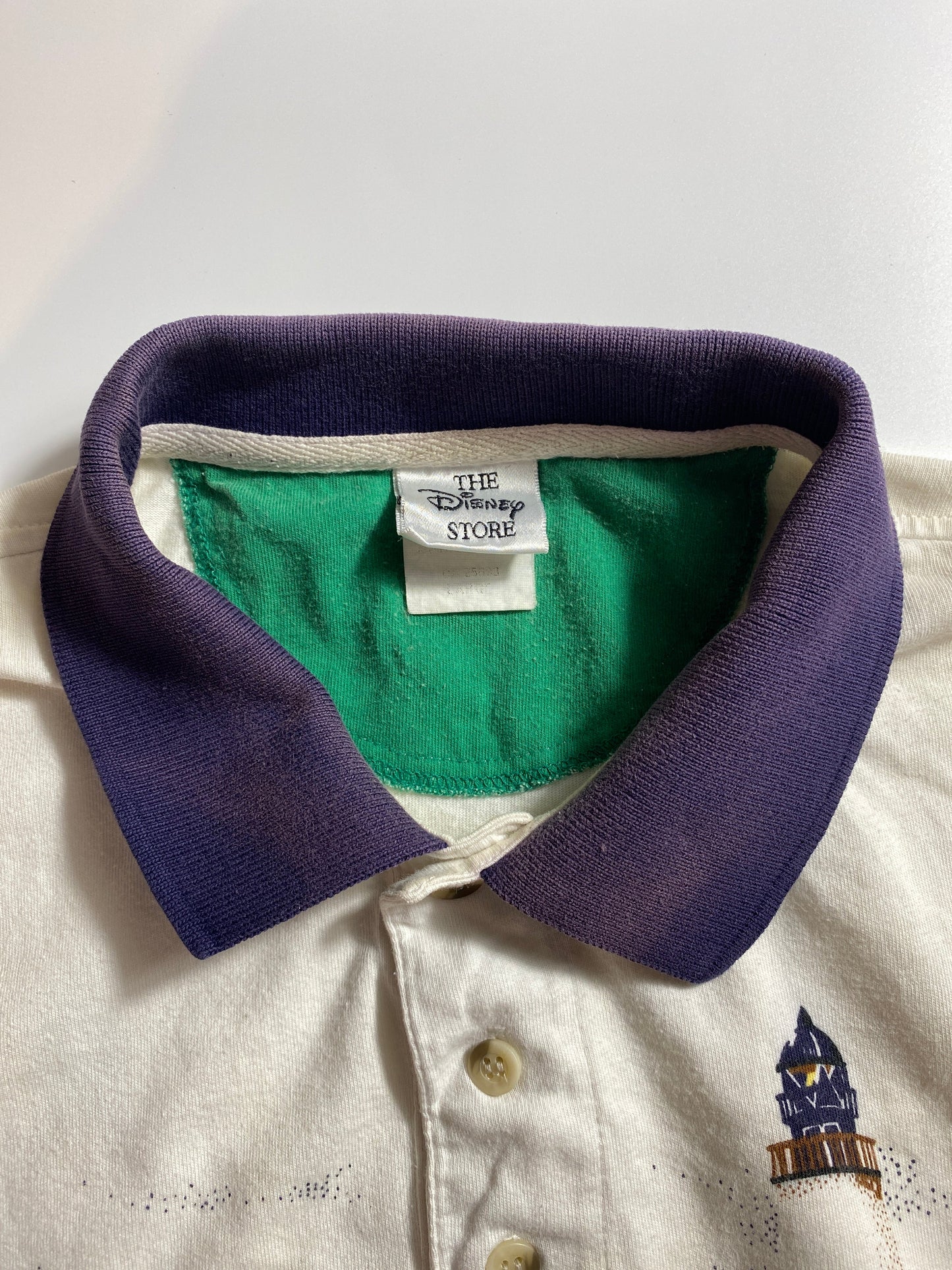 00' DISNEY MICKEY Size L Vintage Polo -Shirt / A3833