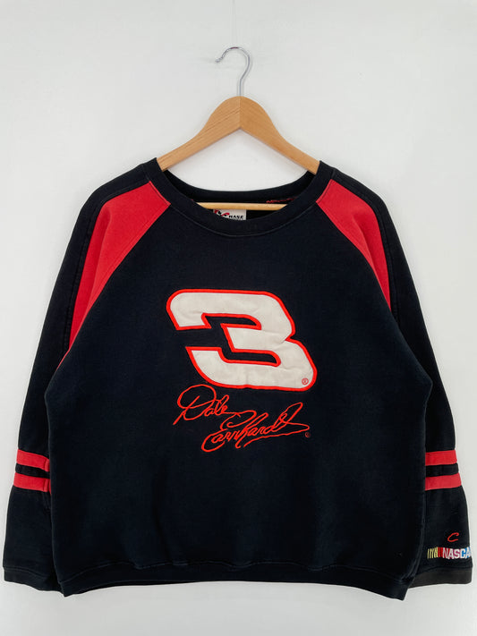 Vintage NASCAR DALE EARNHARDT Size M Racing Sweat- Shirt / E2042
