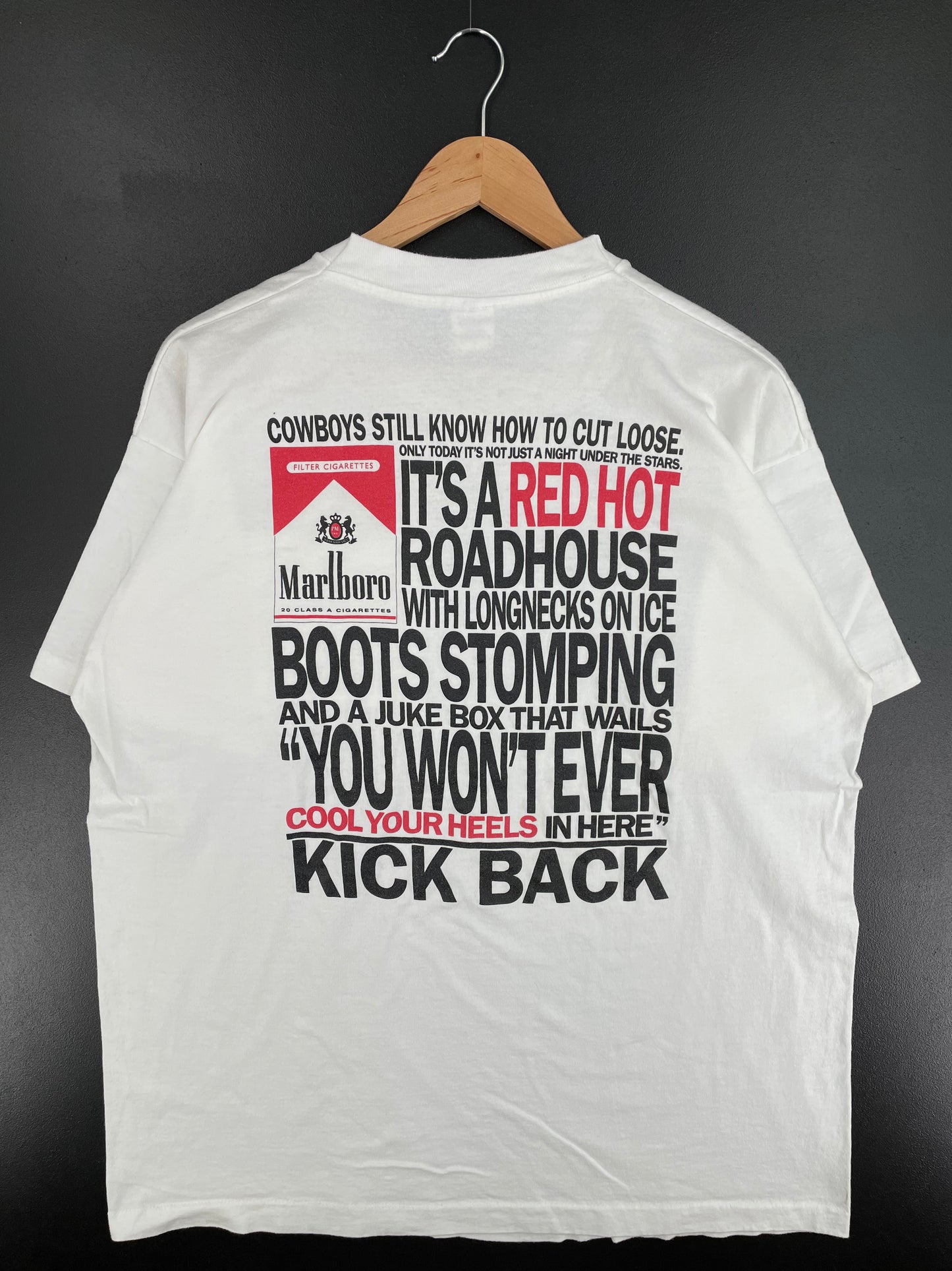 90's MARLBORO Made in USA Size XL Vintage T-Shirt / A2163