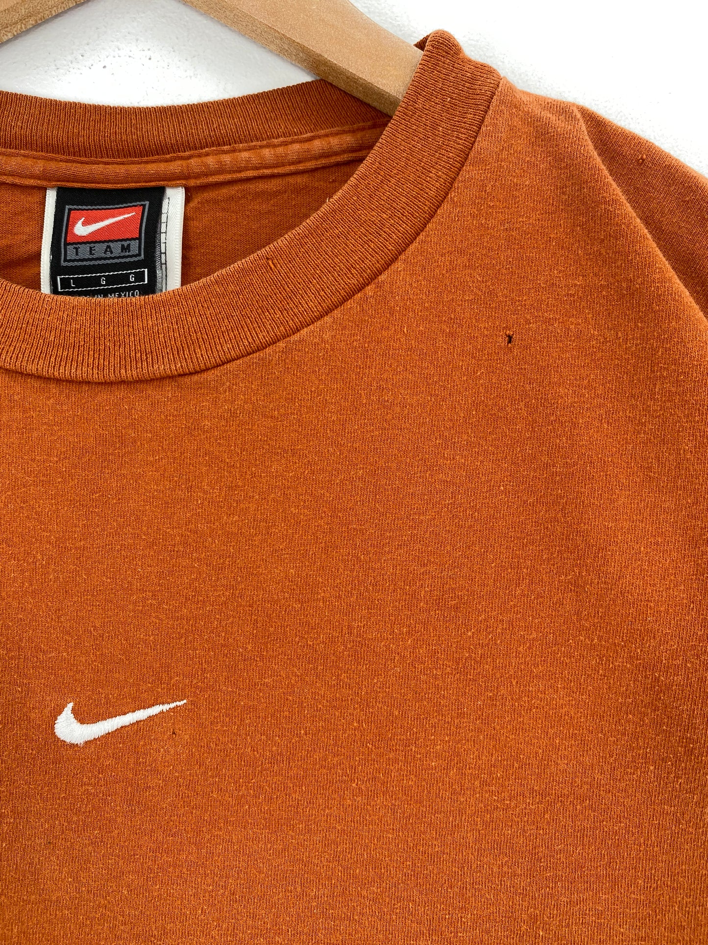 00' NIKE CENTER SWOOSH Size L Vintage Long Sleeve T-shirt / A2969