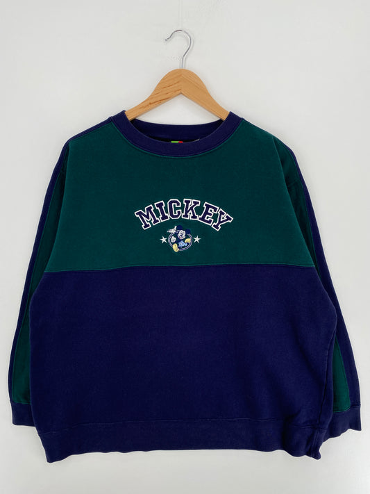 90's DISNEY MICKEY Size XL Vintage Sweat-shirt / A5209