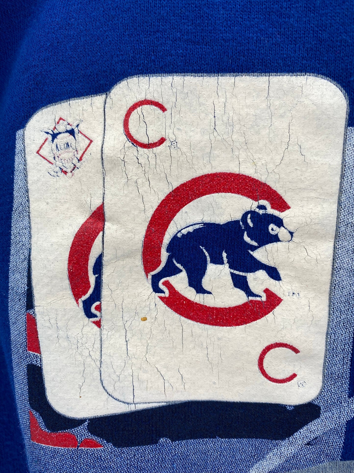 .1998 CHICAGO CUBS Size L Vintage NFL Sweat-Shirt / E2299S
