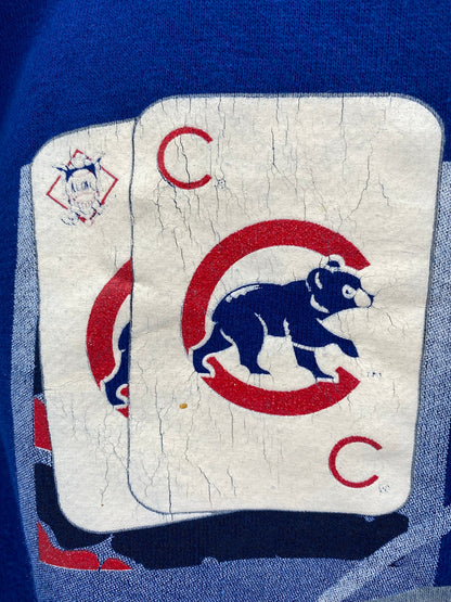 .1998 CHICAGO CUBS Size L Vintage NFL Sweat-Shirt / E2299S