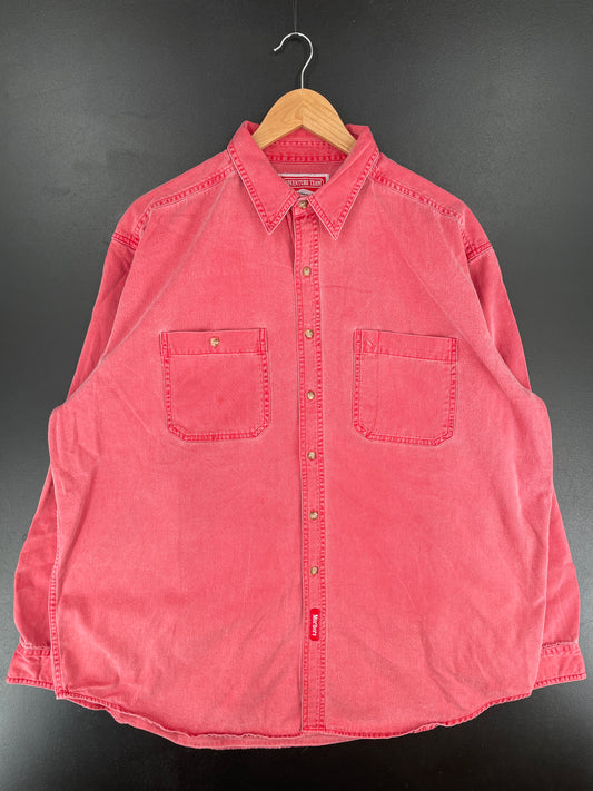 Vintage MARLBORO Size XL Vintage Button Down Shirt / E6357B