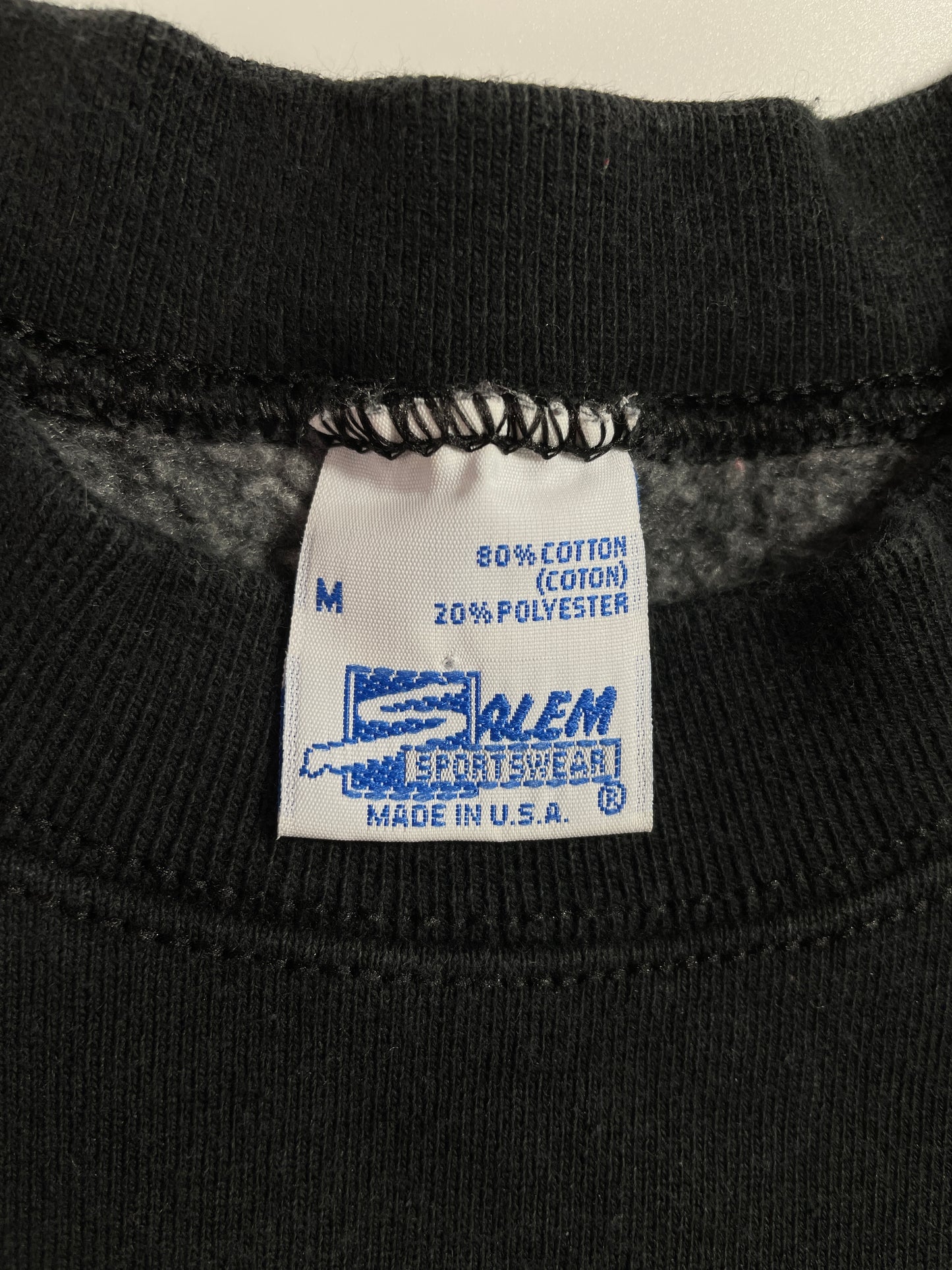 90's SALEM x BOSTON BRUINS Made in USA Size M Vintage NHL Sweat-Shirt / E3035S