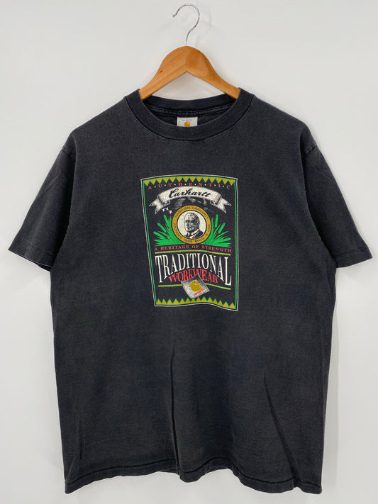 Vintage CARHARTT Made in USA Size L T-Shirts / K4399