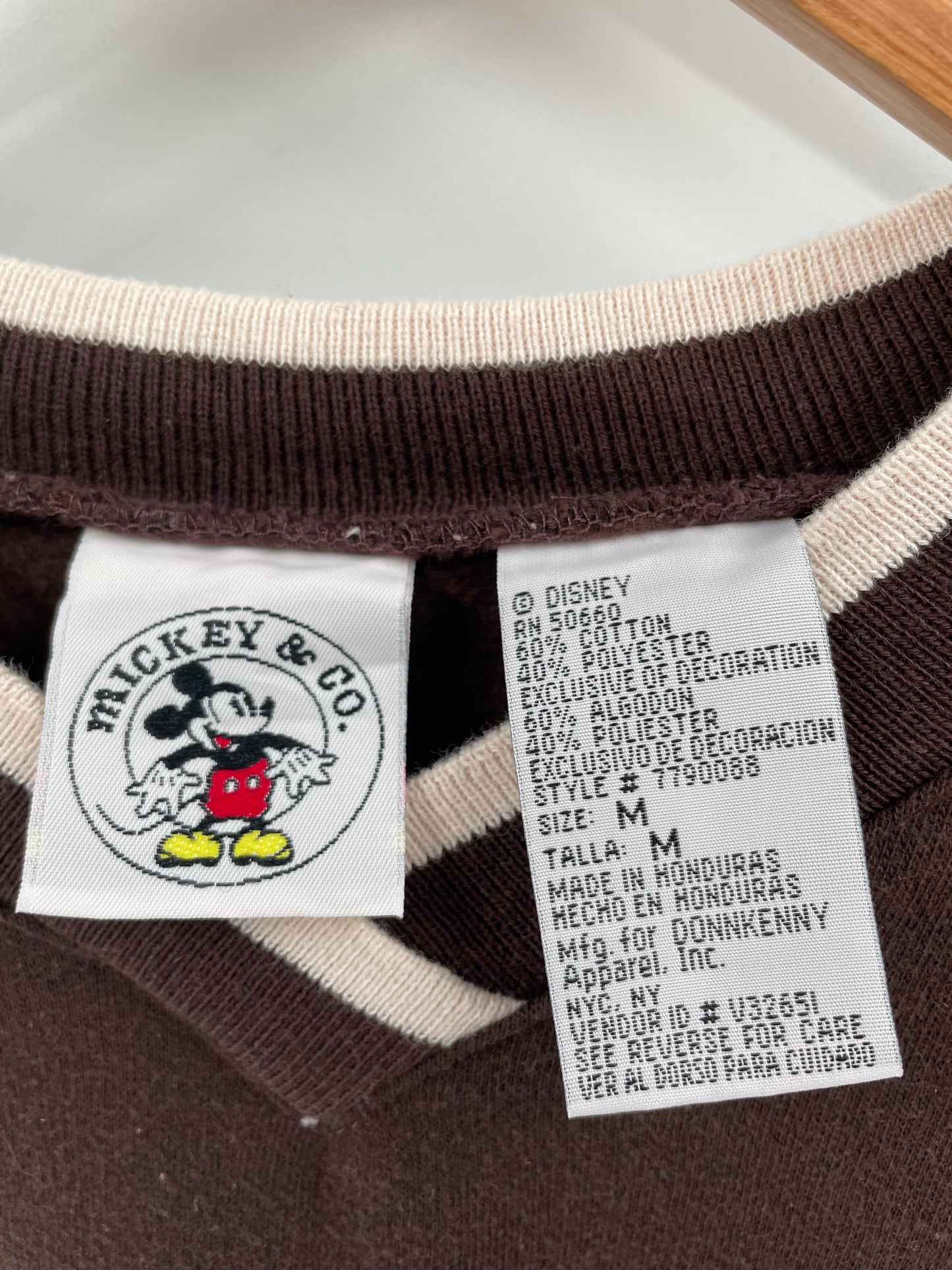 90's DISNEY MICKEY COLLECTION Size M Vintage Sweat-shirt / K4715