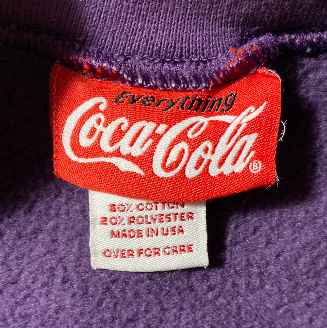 1997 COCA COLA Made in USA Size S Vintage Sweat-Shirt / E723