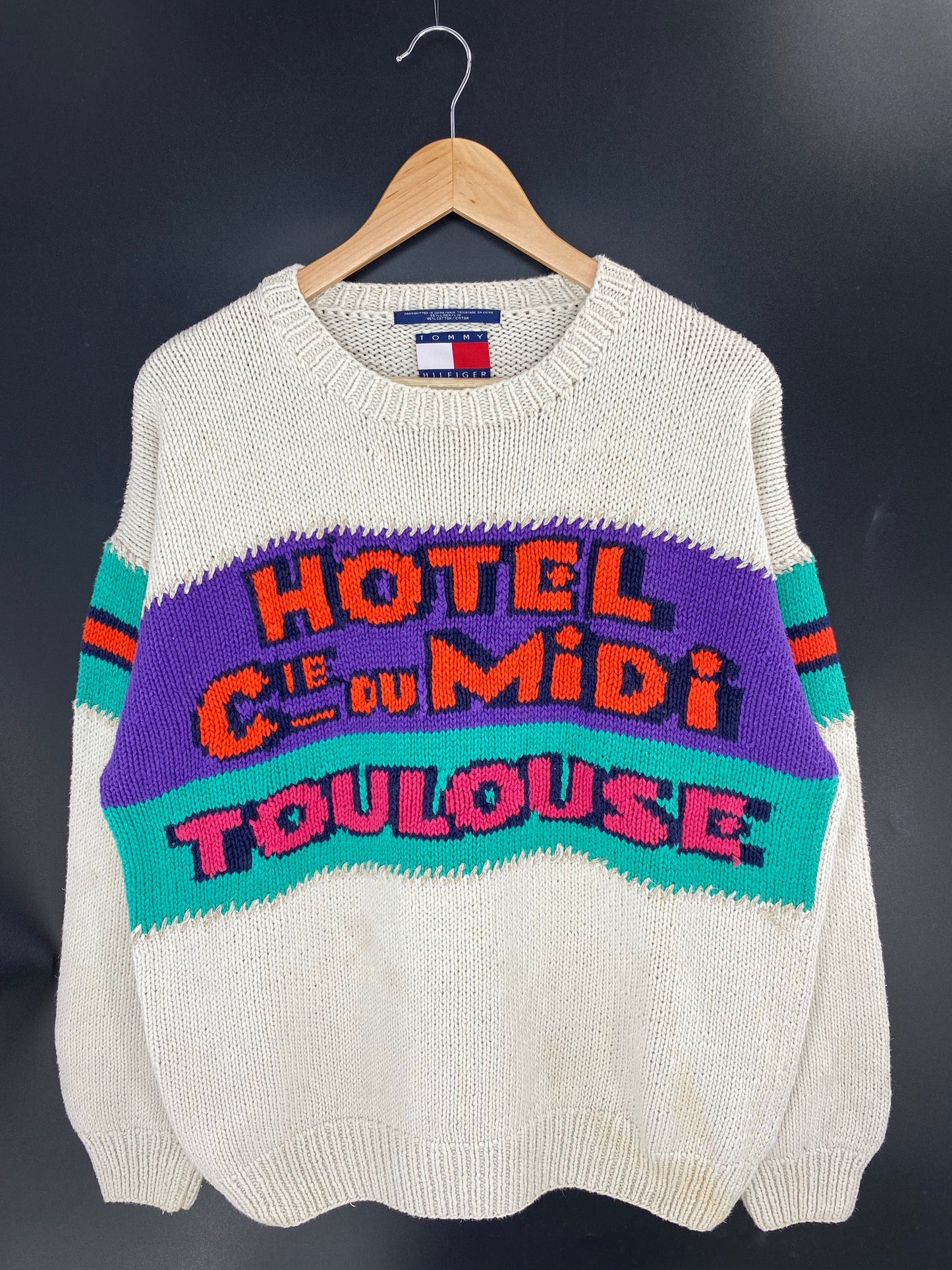 90’s TOMMY HILFIGER Size L Sweater / K7891