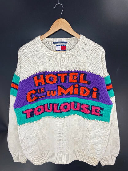 90’s TOMMY HILFIGER Size L Sweater / K7891