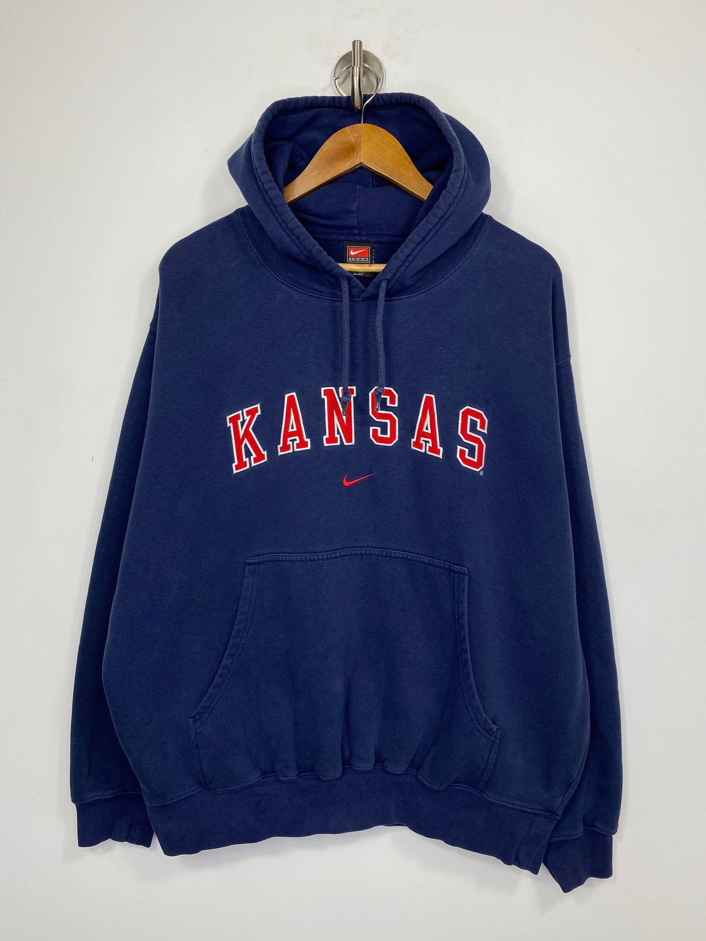 90’s NIKE KANSAS Vintage Hoodie Sweat-Shirt / 4883