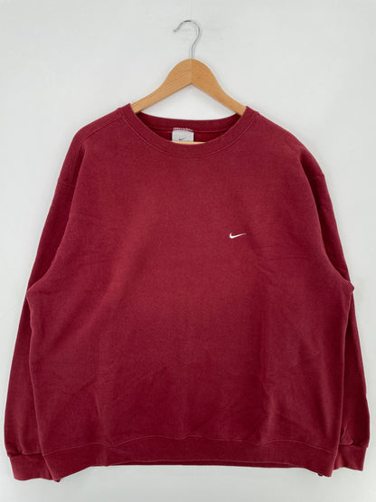 90's NIKE MINI SWOOSH Size XL Vintage Sweat-Shirt / E3777S