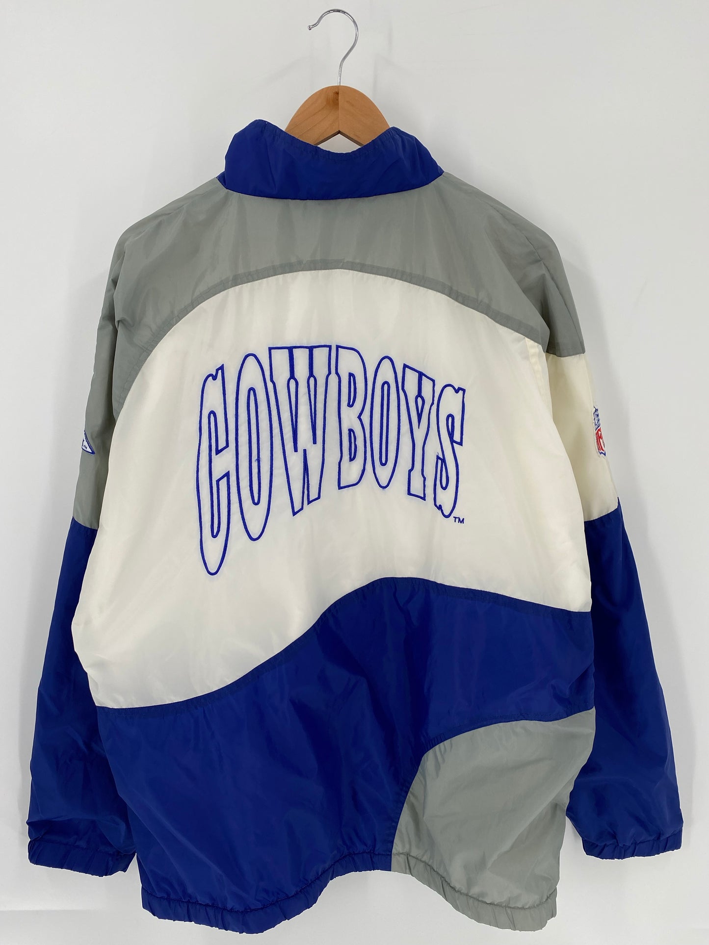 90’s DALLAS COWBOYS Size L NFL Nylon Jacket / K6077