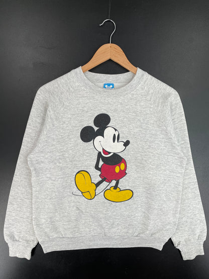 80's DISNEY MICKEY Made in USA Size M Vintage Sweat-shirt / E4801S