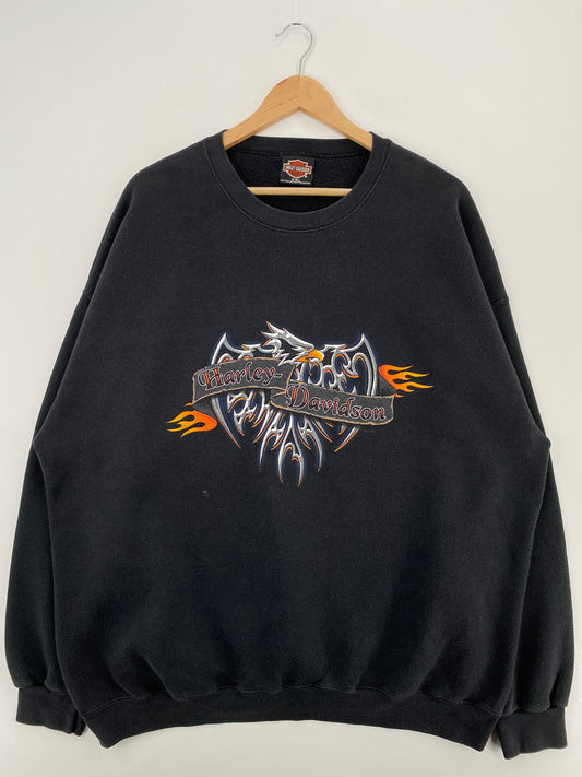 2000 HARLEY DAVIDSON Made in USA Size XXL Vintage Sweat-Shirts / A3973