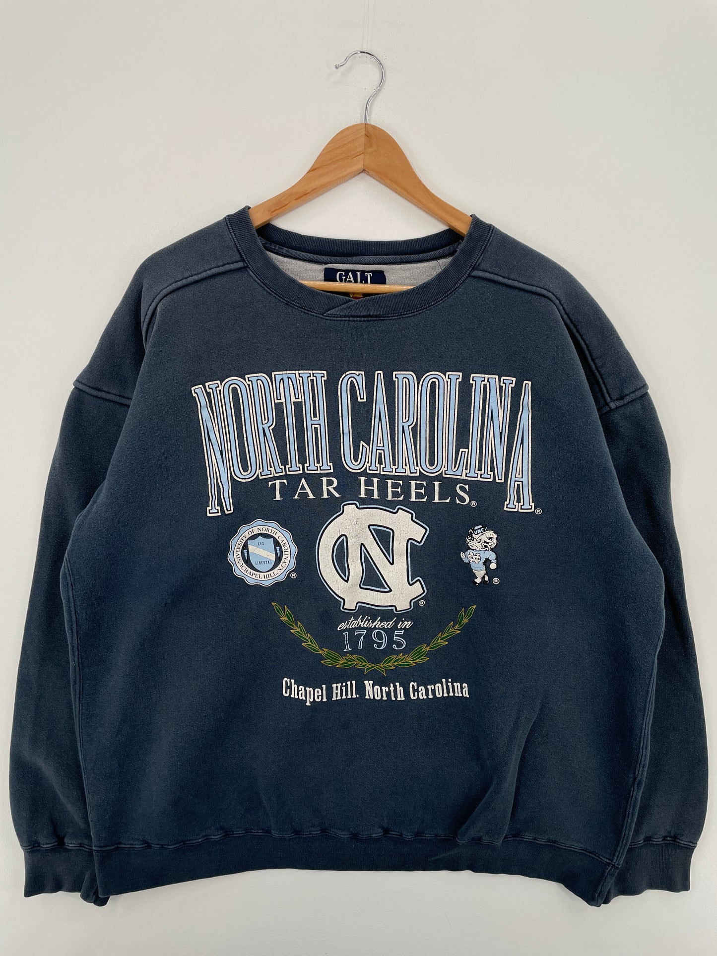 90's NORTH CAROLINA Size L Vintage College Sweat-Shirt / A6581