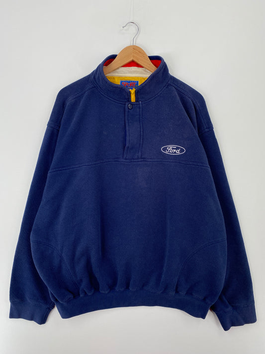 Vintage FORD Size XXL Half Zip Sweat-shirt / A9654
