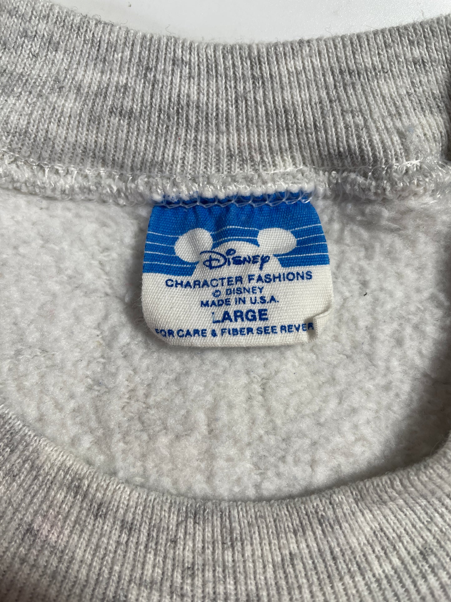 80's DISNEY University Made in USA Size L Vintage Sweat-shirt / E153