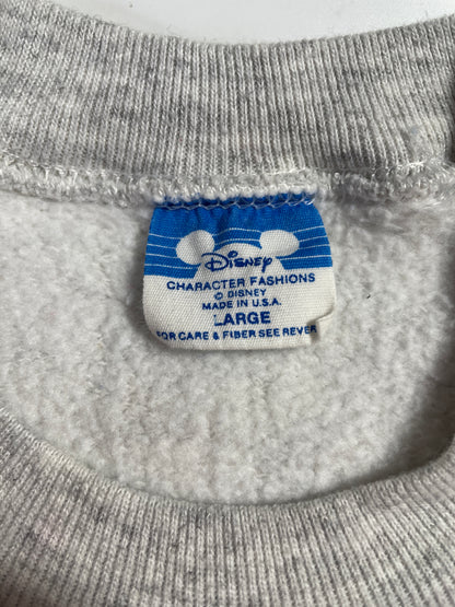 80's DISNEY University Made in USA Size L Vintage Sweat-shirt / E153