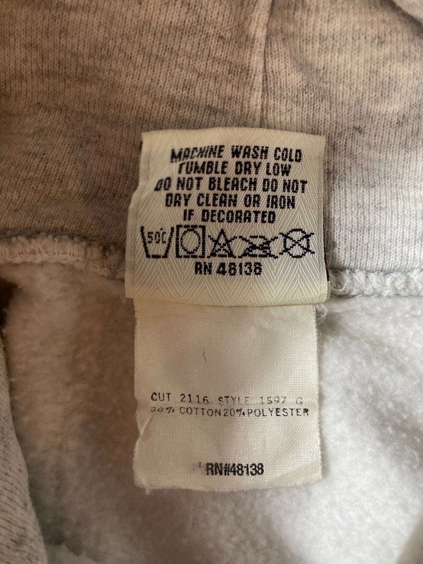 90's NEW YORK GIANTS Made in USA Size L Vintage NFL Hoodie Sweat-Shirt / A6230