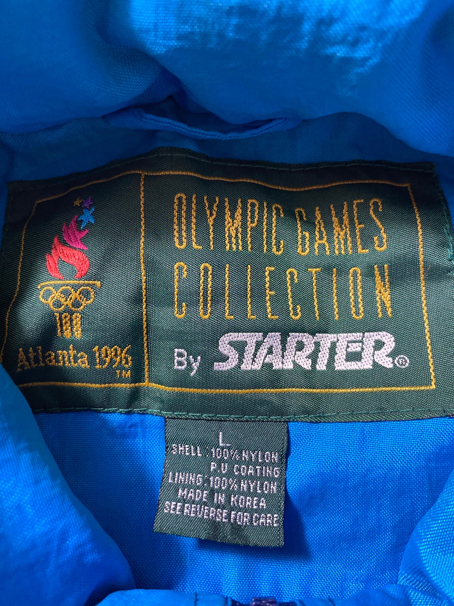 1996' STARTER x ATLANTA OLYMPIC GAMES Size L Vintage Nylon Jacket  / K8030