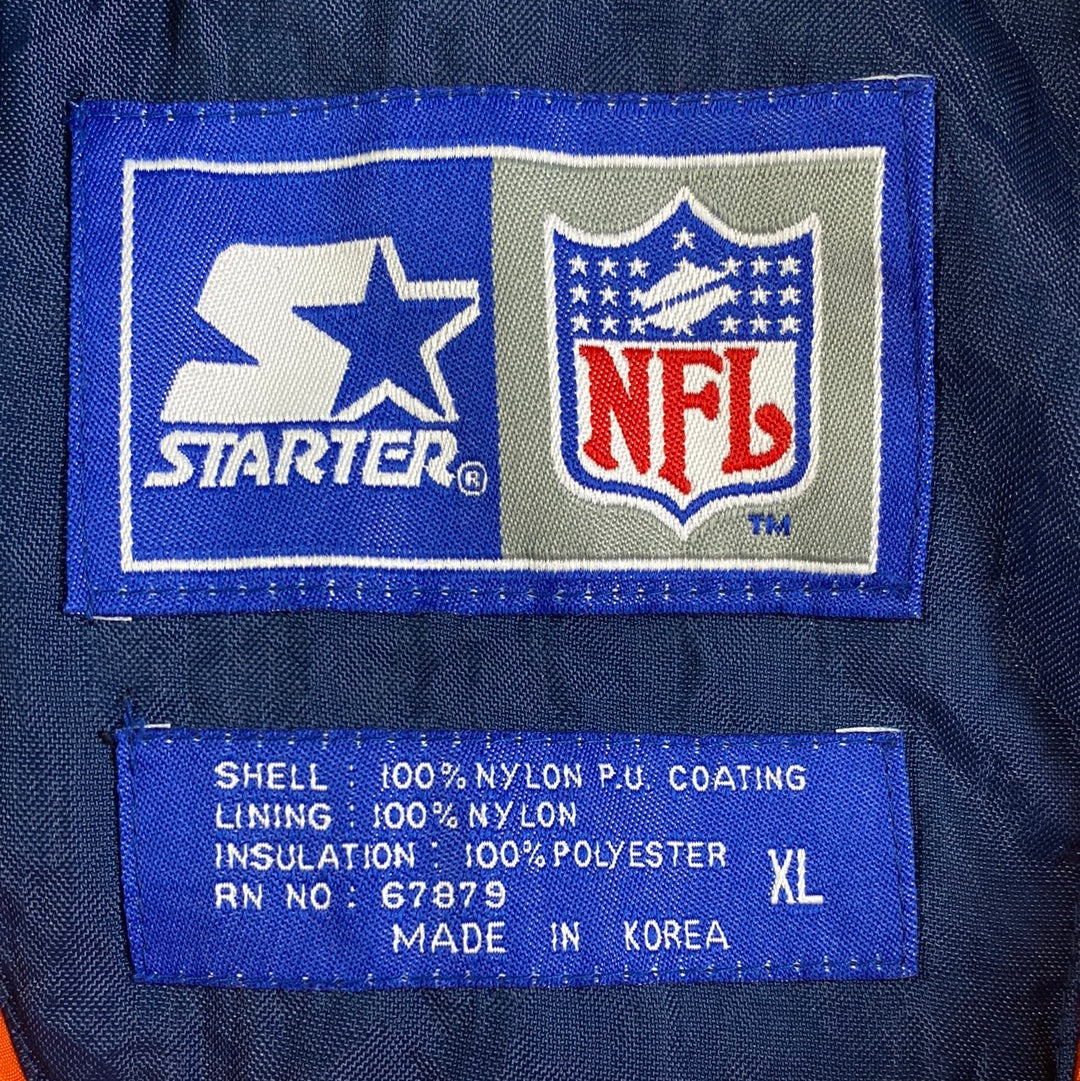 90's STARTER x CHICAGO BEARS Size XL Vintage NFL Nylon Jacket / A8761