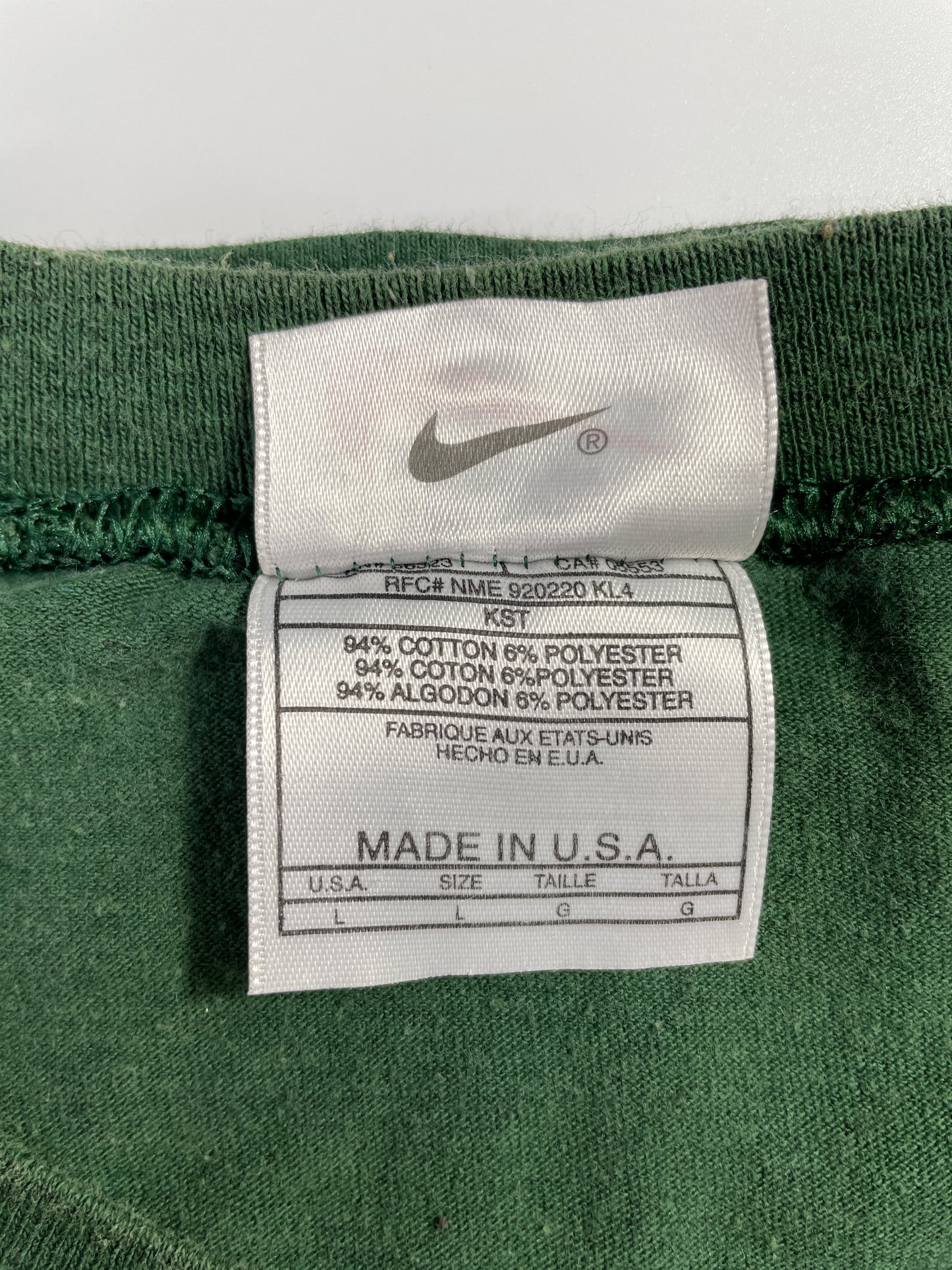 90's NIKE Made in USA Size L Vintage T-Shirt / E4660T