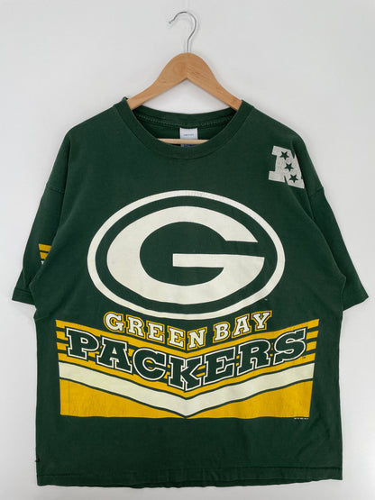 1995 SALEM x GREEN BAY PACKERS Made in USA Size XXL Vintage NFL T-shirt / E6422T