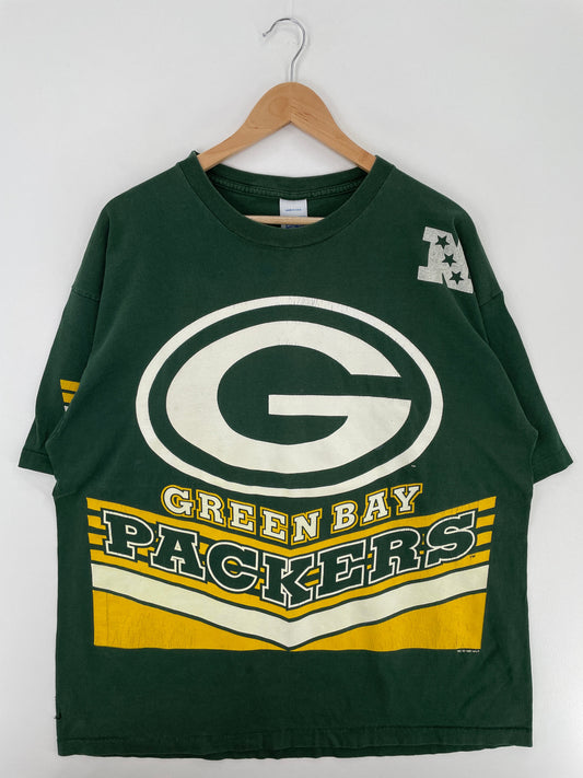 1995 SALEM x GREEN BAY PACKERS Made in USA Size XXL Vintage NFL T-shirt / E6422T