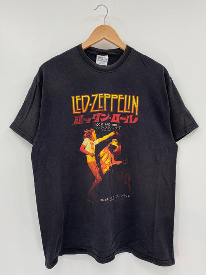 2007 LED ZEPPELIN Size L Vintage T-Shirts / K6482