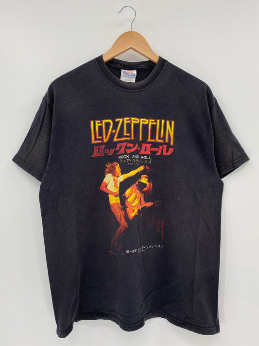 2007 LED ZEPPELIN Size L Vintage T-Shirts / K6482