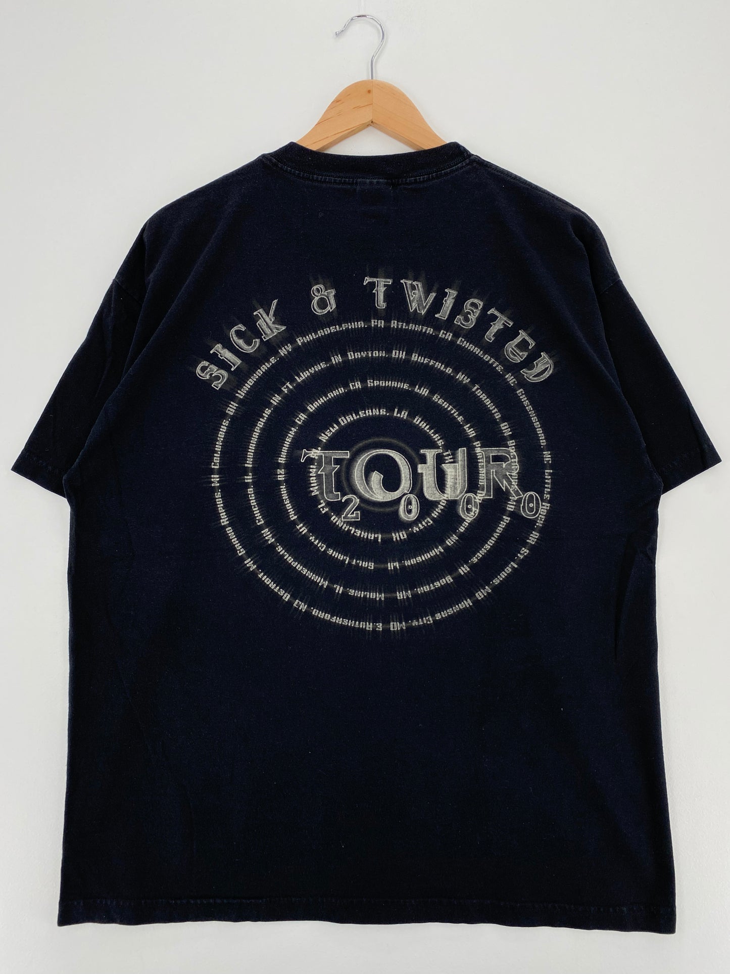 2000 KORN TOUR Size XL Vintage Music T-Shirt / A2222