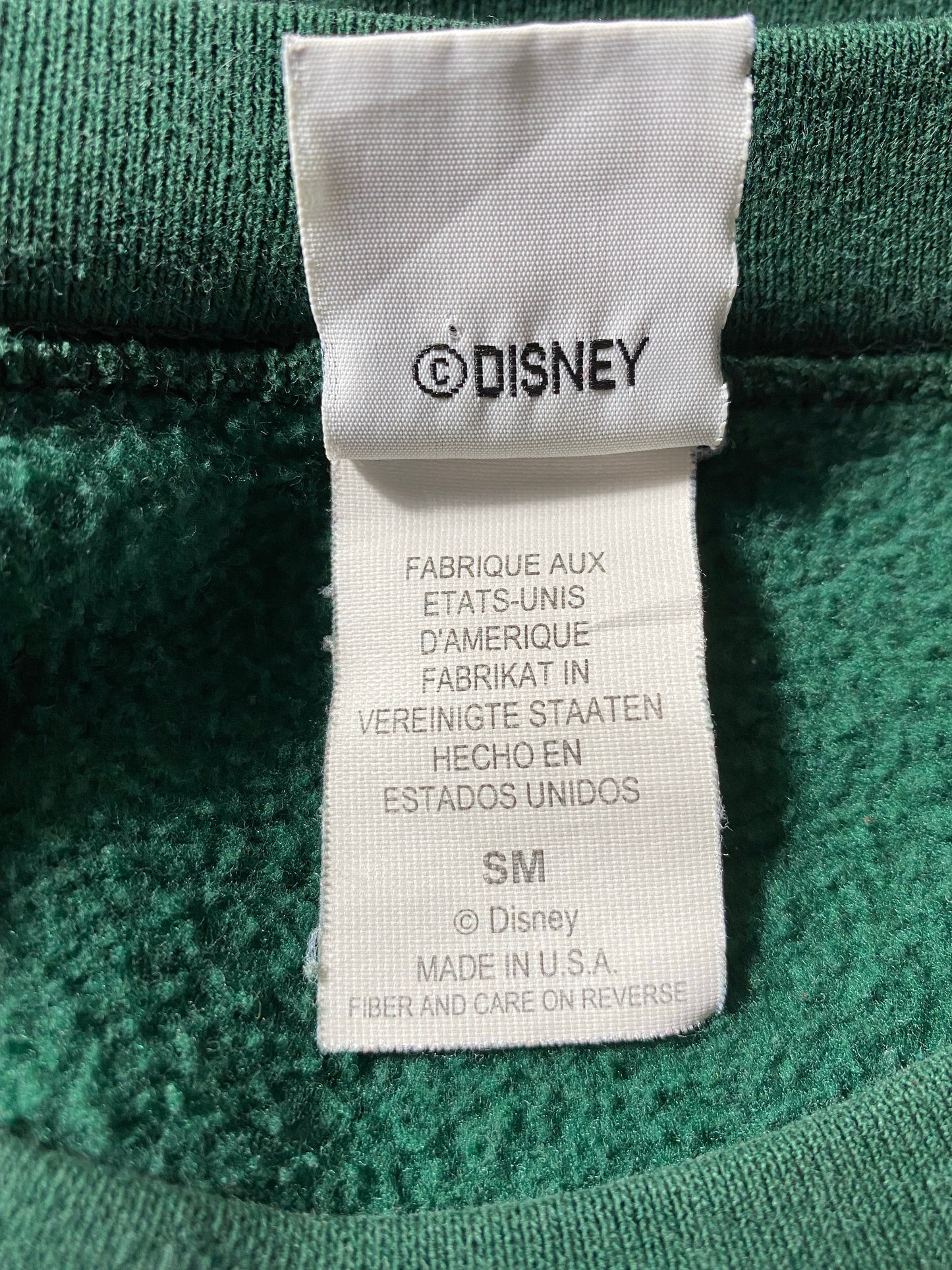 00' DISNEY POOH Made in USA Size S-M Vintage Sweat-shirt / K7541